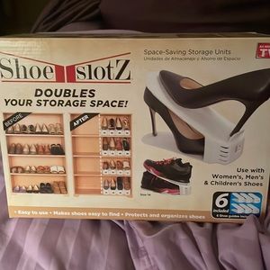 Selling all together or individual space saving storage for shoes